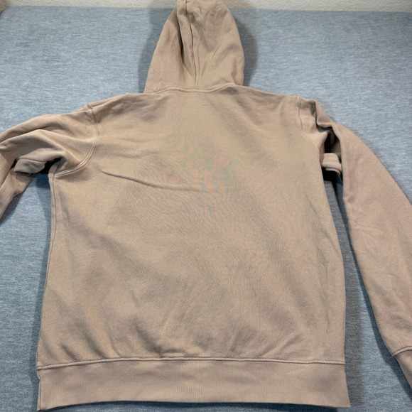 Joah Brown Hoodie‎ Women One Size Beige Zip Up Relaxed Fit Minimalist Casual - Picture 9 of 11